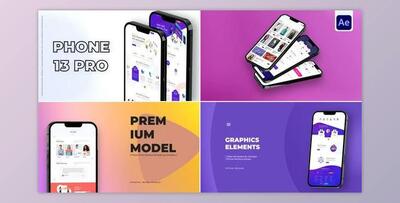 Phone Mockup 13 Pro (Videohive 38230851) - AE Project