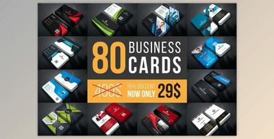 CreativeMarket - Business Cards Mega Bundle By Curve Design