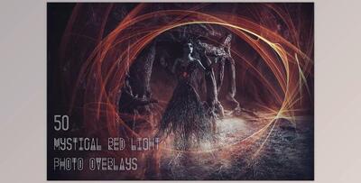 50 Mystical Red Light Photo Overlays CreativeMarket-3499097 (JPG)
