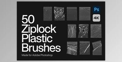Ziplock Plastic Brushes for Photoshop