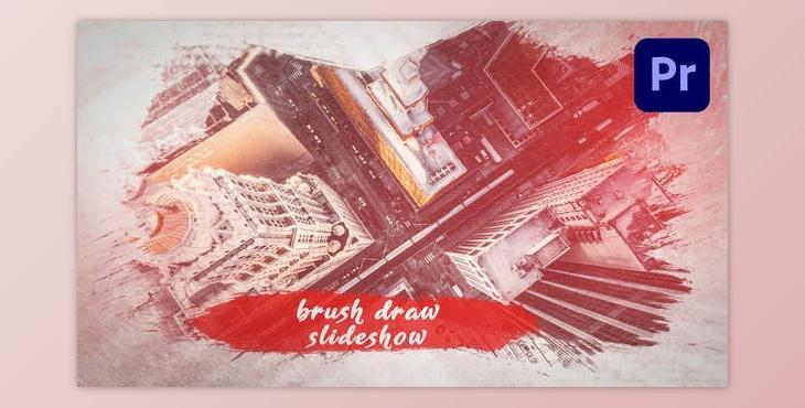 Brush Paint Slideshow – Premiere Pro (Videohive 37651036) - PR Project