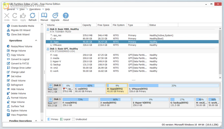 NIUBI Partition Editor All Editions v10.2 for Win Multilingual + Portable Edition + License Key