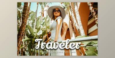 35 Traveler Photoshop Actions Video LUT