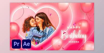 Happy Birthday Sandra (Videohive 33957880)
