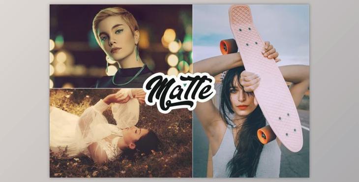 Matte Photoshop Actions By Viktor Gjokaj