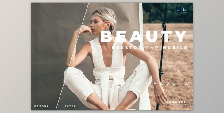 Beauty Desktop and Mobile Lightroom Preset by Bangset
