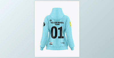 Womens Heather Hoodie Mockup - Back View 132945