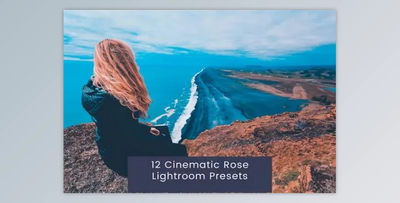 12 Cinematic Rose Lightroom Presets - EQU6UEY