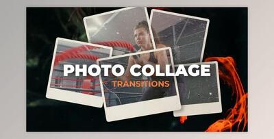 Photo Collage Transitions For DaVinci Resolve (Videohive 54243613)