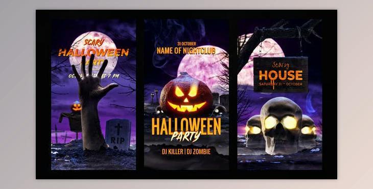 Videohive Cinematic Halloween Instagram Stories 33871673