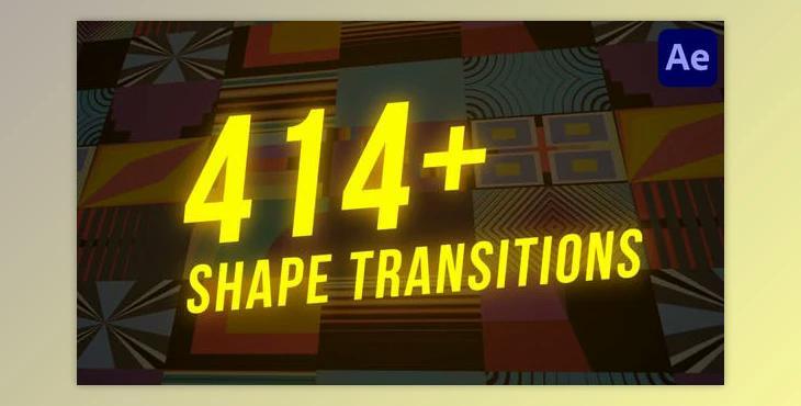414+ Shape Transitions for After Effects (Videohive 45372489) - AE Project