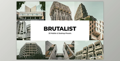 20 Brutalist Lightroom Presets and LUTs