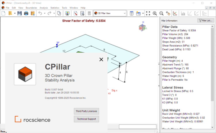 Rocscience CPillar 5.0 x64