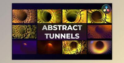 Abstract Tunnels for DaVinci Resolve (Videohive 47795741)