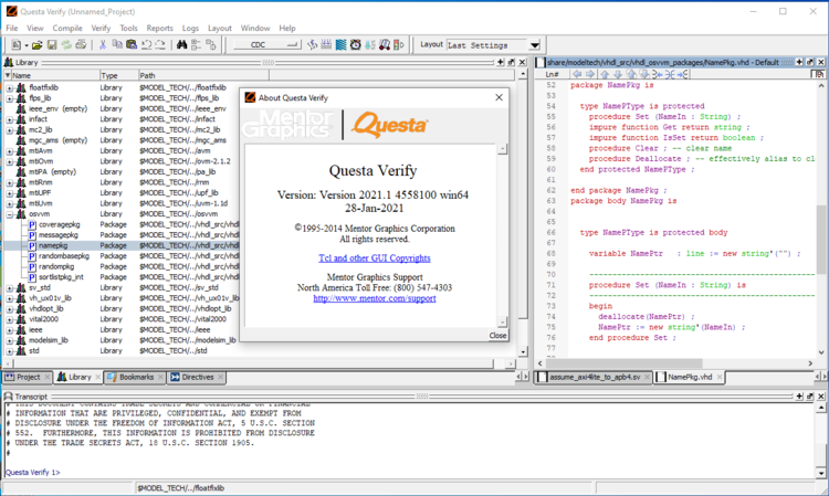 Mentor Questa Formal 2021.1