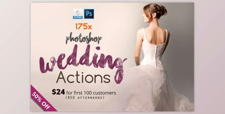 175 Photoshop Wedding Actions By pmvch CreativeMarket 400466