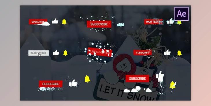 Snow Subscribes - After Effects (Videohive 25369488) - AE Project