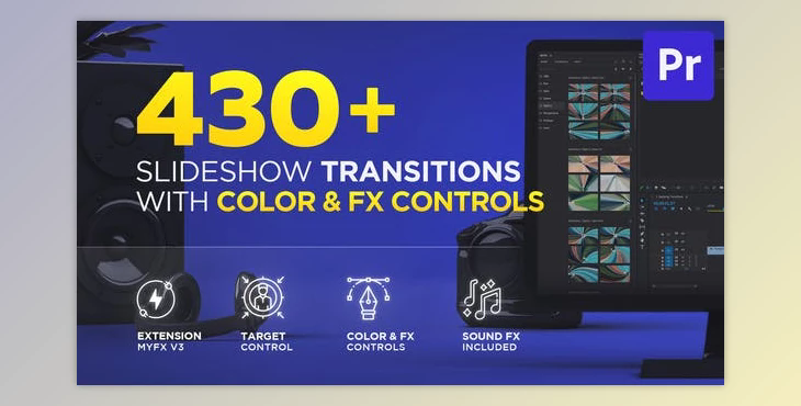 Slideshow Transitions for Premiere Pro (Videohive 39809411)