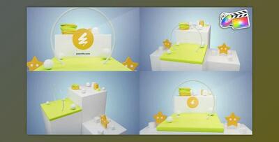 3D Geometry Logo for FCPX (Videohive 54217065)