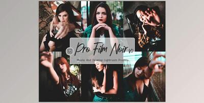 07 Pro Film Noir Desktop& Mobile LR CreativeMarket-5982523 (LRTEMPLATE, DNG, XMP)