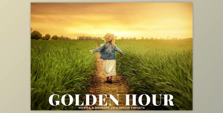 Golden Hour Lightroom Presets (Mob, Desk)