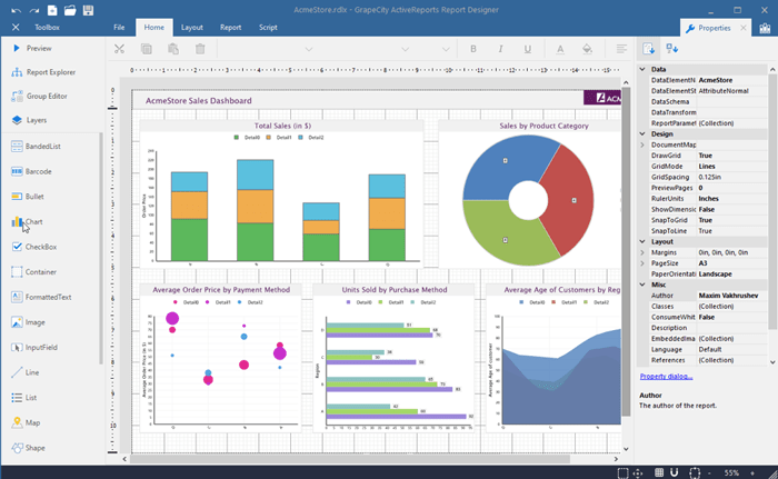 GrapeCity ActiveReports v15.2.4.0