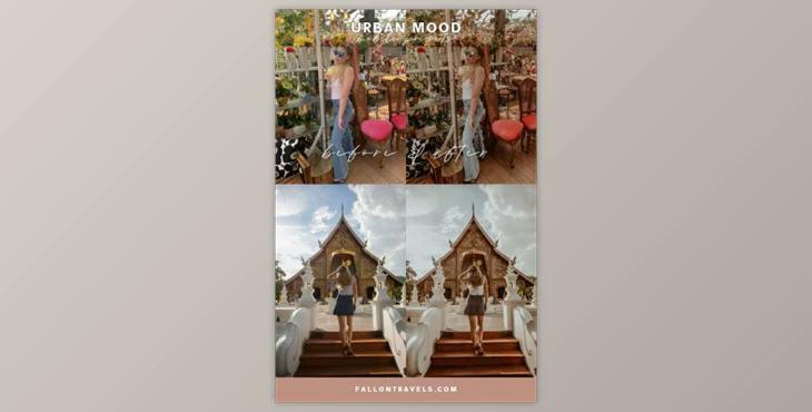 Urban Mood Mobile Lightroom Presets (DNG)