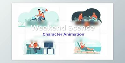 Weekend Explainer And Animation Scene (Videohive 36863896) - AE Project