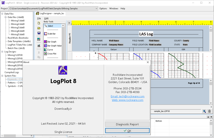 RockWare LogPlot 2024.3.6