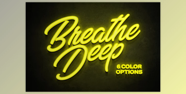 Neon Sign Wall Mockups - 92055149