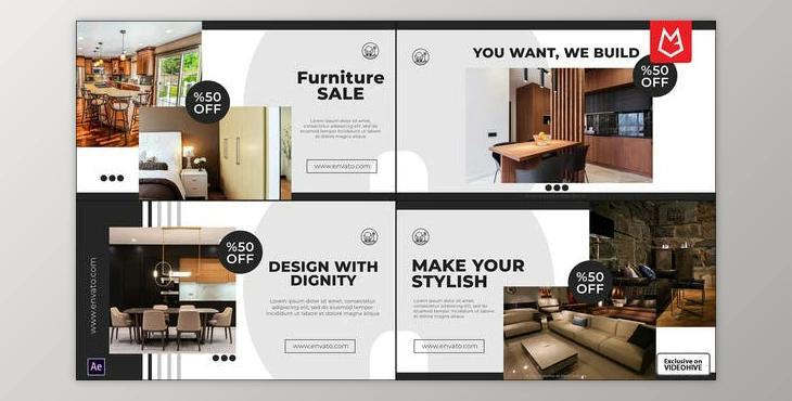 Furniture Promo Slides (Videohive 36719764) - AE Project
