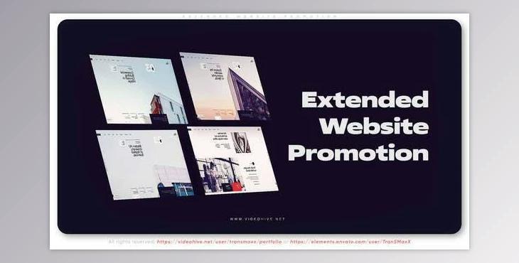 Extended Website Promotion (Videohive 35089903) - AE Project
