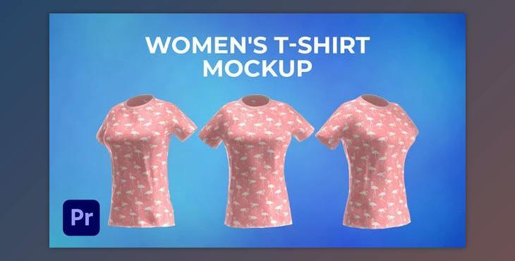 Womens T-shirt Mockup Template – Animated Mockup PREMIERE (VideoHive 37806070) - PR Project