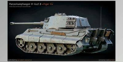 Unreal Engine - Blueprints WW2 Tank - Tiger 2 - Advanced Tank Blueprint (Engine version 4.25 - 4.27, 5.0 - 5.3)