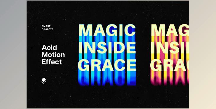 Acid Flowing Motion Text Effect - 91914864