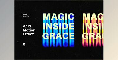 Acid Flowing Motion Text Effect - 91914864