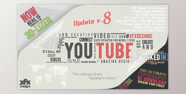 Kinetic Typography Pack V8 (Videohive 6210510) - AE Project