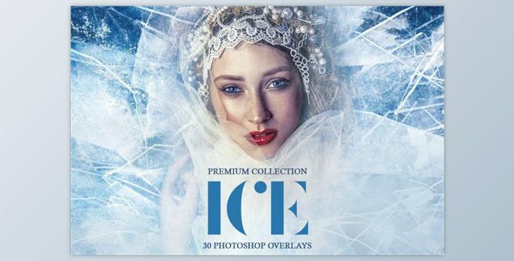 Ice Photoshop Overlays CreativeMarket 4724300