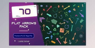 Flat Arrows MOGRT Pack (Videohive 33663487)