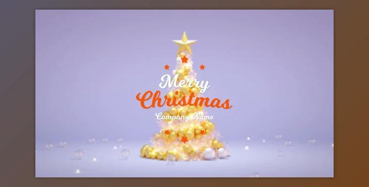 Christmas Greetings Intro (2 Versions) (Videohive 34963128)