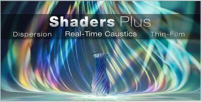 Blender Market - Shaders Plus - Caustics, Thin Film, Dispersion For Cycles & Eevee