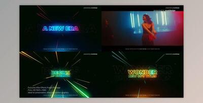 Wonder 80’s Cinematic Titles (Videohive 25624372) - AE Project