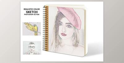 Realistic Color Sketch Ps Action By Studio Retouch