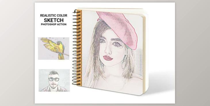 Realistic Color Sketch Ps Action By Studio Retouch