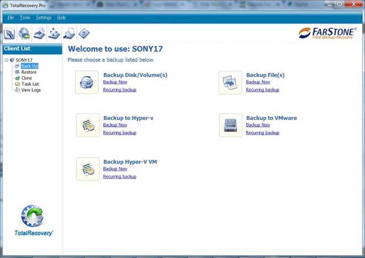 FarStone TotalRecovery Pro 11.0.3 Build 20161111