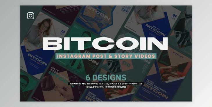 Bitcoin Promotion Instagram (Videohive 38535390) - AE Project