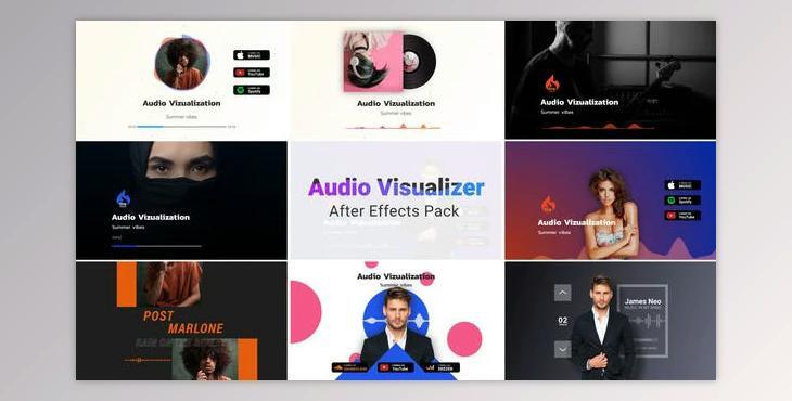 Music Visualizer (Videohive 46068974) - AE Project