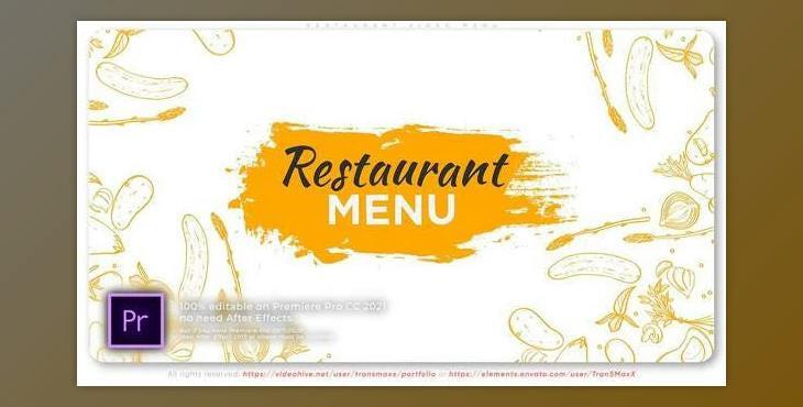 Restaurant Video Menu (Videohive 31756887) - PR Project