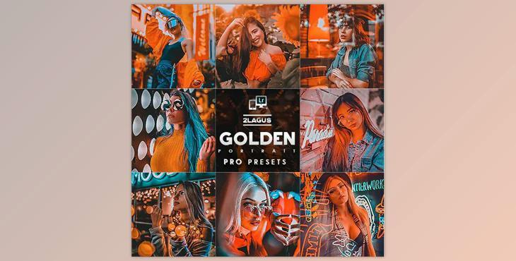 Golden Portrait Presets (Mobile & Desktop) GraphicRiver-27660571