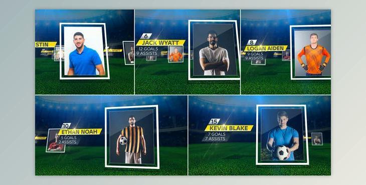 Soccer Starting Lineup (Videohive 24448138) - AE Project